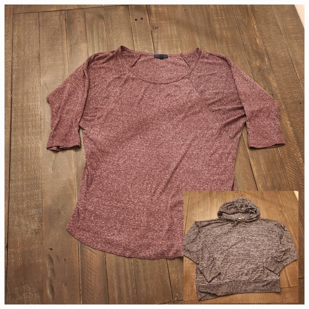 Gap Bundle Sweatshirt and quarter sleeve shirt. Size M